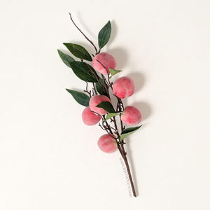 Branche <span class=keywords><strong>de</strong></span> pêche artificielle réaliste avec feuilles pour parcs à thème, festivals, défilés, spectacles et décoration intérieure - Product Image 1