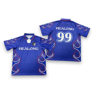 Wholesale Custom Team Football Shirts <b>Polo</b> <b>Neck</b> Sublimation OEM Soccer Jersey - Product Image 2
