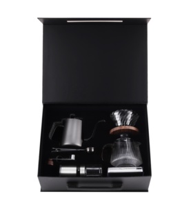 กล่องของขวัญชุดกาแฟดริปกาแฟแบบ Pour Over Kettle Server,เครื่องมือตั้งแคมป์ขาออกแบบใหม่ - Product Image 2