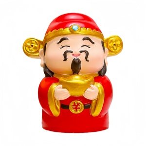 Pièces de décoration de camion de haute qualité, figurine du Dieu de la Richesse pour cabine de camion, 5,5 cm * 4 cm * 6,3 cm, différents styles disponibles - Product Image 4