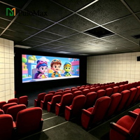 Plaques de plafond suspendues en fibres minérales noires insonorisantes et résistantes à la chaleur 2x4 600x600 pour salle de conférence