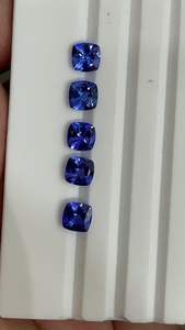 AAAA Quality Natural <b>Tanzanite</b> Cushion Cut Calibration Deep Blue Color Free Size Lot for Sale Handmade Bulk Product - Product Image 6