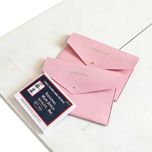 Pochette pour cartes de <span class=keywords><strong>Mahjong</strong></span> NMJL, pochette pour cartes de <span class=keywords><strong>Mahjong</strong></span>, taille standard, porte-cartes pour règles du <span class=keywords><strong>Mahjong</strong></span> américain - Product Image 1