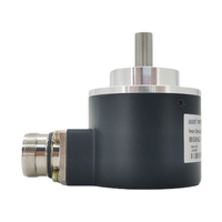 Induction photoélectrique 58MM encodeur rotatif 6/8/10/12/15MM encodeur rotatif incrémental à arbre solide 100/1024/2048/4096 encodeur PPR