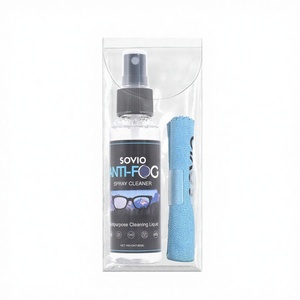Kit de Limpieza de Lentes 2 en 1 Bestclean, Antivaho, 30 ml, Sin Perfume, Paño de Microfibra con Logotipo Personalizado - Product Image 2