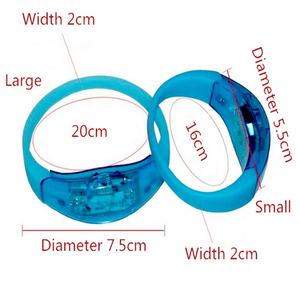 ロングスターギフト LED グロー RGB フラッシュブレスレット ナイトクラブ コンサート 結婚式 パーティー フェスティバル プロモーション用 大量販売 企業向け ライトリストバンド - Product Image 5