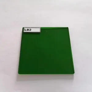VG11 Factory Custom ize 2mm dicke grüne Farbe Optischer dichroi tischer Glas filter LB2