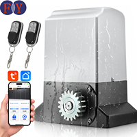 Moteur de portail coulissant électrique 370W 800kg avec télécommande et contrôle Wi-Fi via téléphone