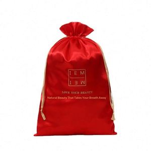 Red Satin Dustproof Drawstring Handbag for Storage of <b>Eye</b> <b>Masks</b> Tarot Cards Coins & Keys - Product Image 5