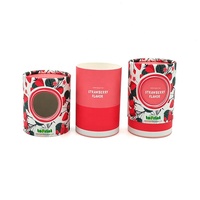 Tube de papier sans plastique Bougie Pot Carton Conteneur Vide Cosmétique Papier Emballage Biodégradable Bouteille Cylindre Emballage