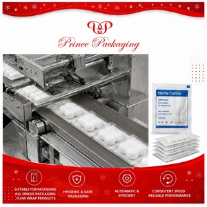 Machines d'emballage multifonctions, machine d'emballage de sachets en coton pour usage médical avec commande PLC et entraînement électrique - Product Image 2