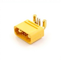Conector Banana AS150U de Amass, enchufe macho/hembra chapado en oro, conector de señal antichispas, resistente al agua, para batería Lipo, de plástico