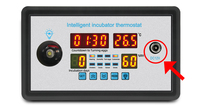 ZFX - W9002 Thermostat intelligent numérique, contrôle de la température et de l'humidité, incubateur, retournement automatique des œufs à 360°, 12V/220V