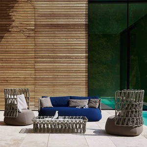 Lit de Jardin Moderne de Luxe Personnalisé de Haute Qualité pour Piscine Extérieure, en Aluminium Durable et Imperméable, pour Patio et Cabane de Plage - Product Image 2