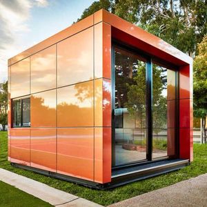 Mịn Sandwich Panel Pannelli Gfk Prefab Cách Điện Bên Ngoài Kết Cấu Kim Loại 25 Mét Alucobond M2 - Product Image 4