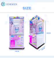 Zormen Yeni Gelen Yüksek Karlı Büyük Boy Pençe Makinesi Vinç Makinesi Atariler, Eğlence Merkezleri ve Otomatlar için