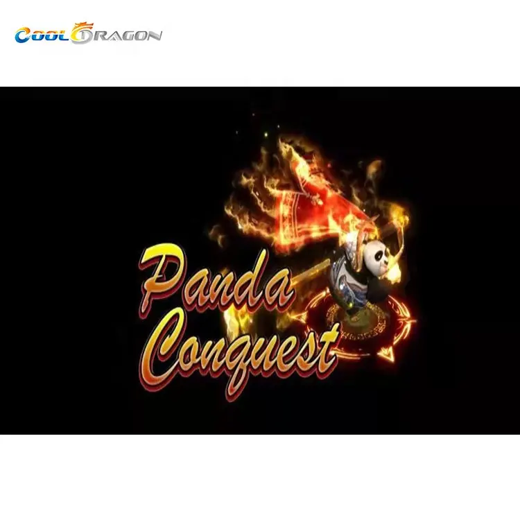 Panda Conquest Jogo Arcade Caçador Peixe Assista Peixe Natação Jogo Software