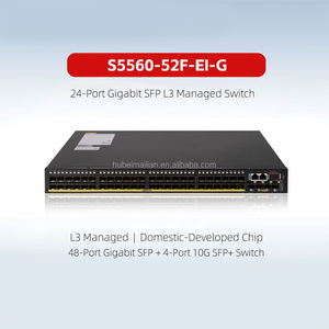 สวิตช์อีเธอร์เน็ต H3C S5560-52F-EI-G-H1 รุ่นดั้งเดิม ชั้น 3 พร้อมพอร์ต 48 กิกะบิต SFP และ 4 พอร์ต 10G SFP+ ออปติคอล สวิตช์ มีสินค้าในสต็อก - Product Image 1