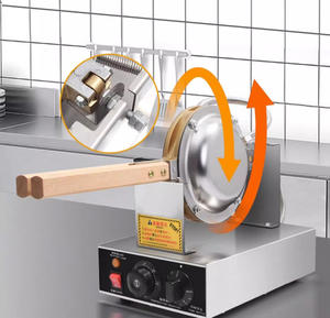 Machine à gaufres électriques à bulles 1400W, machine à gaufres antiadhésive, appareil à gaufres aux œufs pour un usage domestique et commercial - Product Image 5