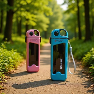 Botella de Agua Ecológica de Silicona de Lujo 2026, 350 ml, con Pajita, para Viajes, Personalizable con Logotipo, para Estudiantes, Deportiva, Portátil, Libre de BPA - Product Image 2