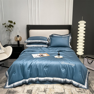 綿100刺繍ホテル寝具セット5つ星ライトラグジュアリーフランネルシーツ - Product Image 3