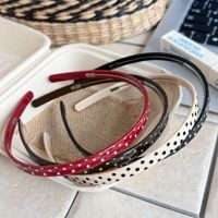 Serre-têtes en acétate style coréen YJL, classiques à pois, vintage, antidérapants et simples