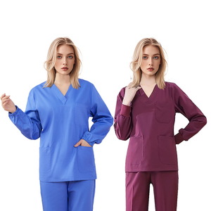Ensemble de blouses médicales légères pour femmes, couleur unie, uniforme médical pour hommes, prix abordable, vente directe usine - Product Image 1