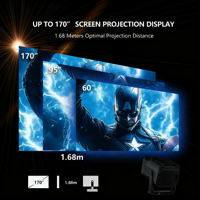 Proyector Portátil Ismartx11S con Sistema en la Nube Android 13, 1GB 8GB, 160 ANSI Lúmenes, Altavoces Integrados, Compatible con Personalización de Página de Inicio y Arranque