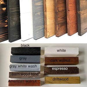 Ensemble de 3 petites étagères flottantes rustiques à bords ondulés, 3 tailles, étagère en <span class=keywords><strong>bois</strong></span> à bords naturels avec support mural en métal - Product Image 6