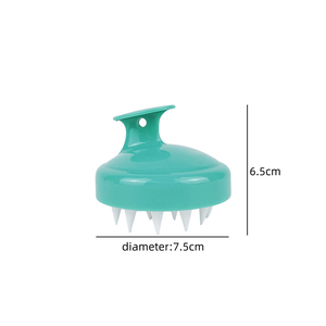 Compact and Foldable Ionic Silicone <b>Scalp</b> Massager Cushion Paddle Hair Growth Scrubber Hair Stimulator <b>Brush</b> - Product Image 5
