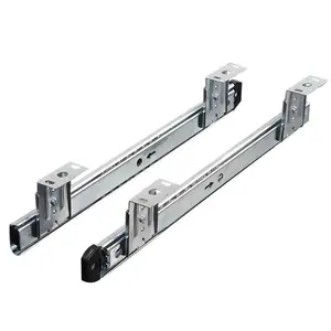 2 Stuks Dikker Lade Slides Toetsenbord Kabinet Kast Beugel Schuifdeur Fittings Meubels Geleiderail Hardware Accessoires