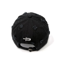 Casquette de baseball vintage sportive pour hommes et femmes, noire, effet délavé, 3D Puff, snapback, streetwear, grunge, réglable, 100% coton, NewStyleCap