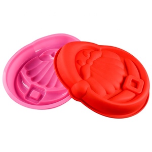 Offre Spéciale Mini Père Noël <span class=keywords><strong>Moule</strong></span> de cuisson de gâteau en silicone de Noël - Product Image 5