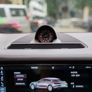 Chronomètre de voiture pour DOSPorsche <span class=keywords><strong>Taycan</strong></span> 2020-2022 Intérieur Tableau de bord Horloge <span class=keywords><strong>centrale</strong></span> Boussole Heure Horloge électronique Accessionnel - Product Image 2