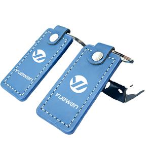 Nouveau porte-clés personnalisé en cuir PU 2025 avec logo imprimé double face – Cadeau d'affaires tendance, pendentif clé - Product Image 4