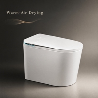 WC intelligent avec fonction de contrôle de santé, bidet électrique, siège chauffant, chasse d'eau à capteur, design moderne pour salle de bain et télécommande