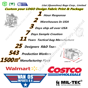 Xử lý và dây đeo vai Molle Quản Trị lớn với thiết kế lớp người đàn ông chiến thuật EDC EMT tiện ích Pouch Modular công cụ Pouch Túi - Product Image 5