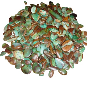 Qualité supérieure Chrysoprase en vrac Bio Quartz Cabochon Guérison naturelle Fabrication de bijoux Lot de pierres précieuses Prix de gros - Product Image 3