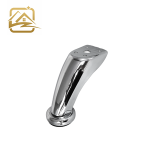 Modern Stainless Steel Furniture Leg Chair Base Round Heavy Duty Home Office Design Chrome Finish - Product Image 1
