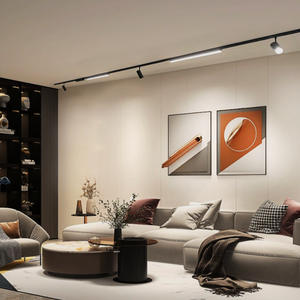 Projecteurs encastrés LED S20 modernes en aluminium de haute qualité, 15W, à intensité variable, pour hôtel, bureau, <span class=keywords><strong>résidence</strong></span>, L450xW22xH45mm, angle de faisceau 120° - Product Image 4