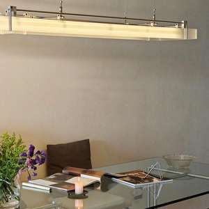 Mesa de comedor de vidrio, estructura rectangular estable, diseño minimalista moderno para sala de estar - Product Image 4