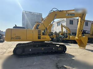 Excavadora original Komatsu PC 220 de segunda mano Komatsu de 20 toneladas usada en Japón, excavadora usada Komatsu a la venta - Product Image 5