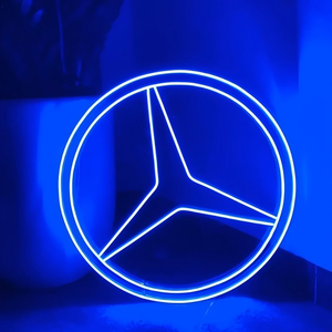 Letrero de Neón LED Hecho a Mano con el Logotipo de Mercedes, Letrero de Neón con Logotipo de Auto, USB de 5V con Atenuación - Product Image 5