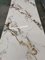 Panneaux muraux en bambou carbonisé effet marbre brillant, série haut de gamme, prix de gros, pour la décoration intérieure.
