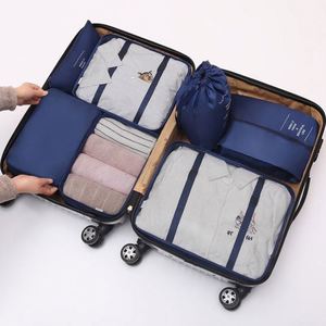 7 Set Carry Luggage Bag Packing Clothes <b>Storage</b> Washable Laundry Bags for <b>Suitcases</b> Travel Gifts - Product Image 2