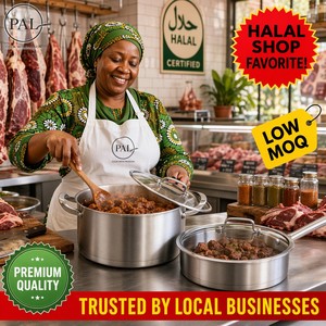 Set di Pentole Industriali Moderne Non Rivestite a Prezzo di Fabbrica, Set da 4 Pezzi in Acciaio 410 Spazzolato per <span class=keywords><strong>Cucine</strong></span> Africane di Classe Media - Product Image 3