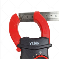 Clamp Meter Digital Multimeter YT200CURENT AC DC 600V 200A Ohm Hz Temperatur Pinza Amperimetrica Pengukur Arus Dual
