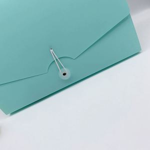 A4 Lanyard Accordion File Bag <b>Document</b> 13-Grid Simple <b>Folder</b> Filing Cabinet Student Exam Paper Material Storage Book Model 1005 - Product Image 5