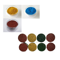 Pigment inorganique de 15 ml, peinture, couleur, oxyde de fer, rouge, poudre de couleur jaune noir
