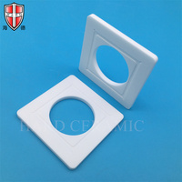 Piring Keramik Persegi ATZ Khusus dengan Lubang Tengah Alumina Toughened Zirconia